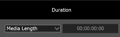 The Duration column of the Create Clips window set to Media Length, so each clip matches its video's length.