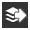 The export button, an arrow leaving a stack of layers, used here to export Custom Shadows.