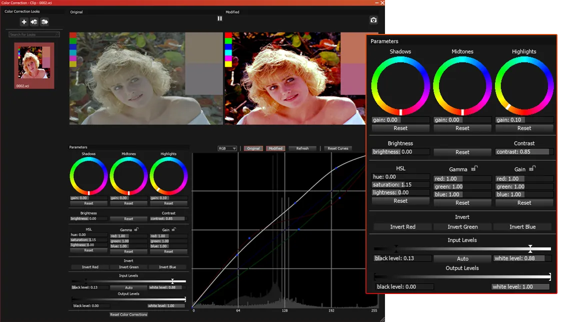 PHOTON Color Correction module